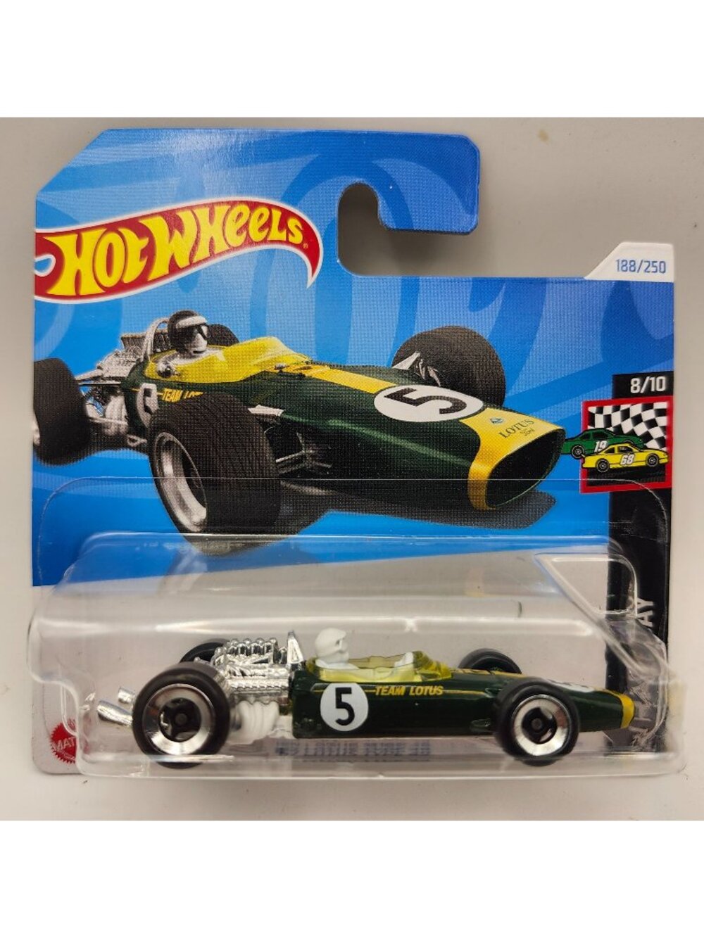 Hot Wheels 67 Lotus Type 49 Ford Jim Clark F1 2024 HW Race Day Short Card